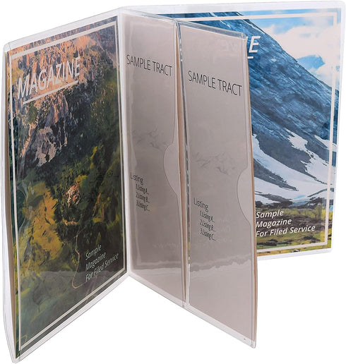 ASVP Shop JW Field Service Vinyl Magazine and Tract Organizer Holder Supplies