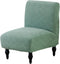 Armless Accent Chair Cover Stretch Jacquard Accent Chair Covers Without Arms Washable