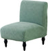 Armless Accent Chair Cover Stretch Jacquard Accent Chair Covers Without Arms Washable