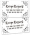 50 Request a Recipe Card for Bridal Shower - Invitation Insert for Wedding or Baby Shower, Size 3.5" x 2"