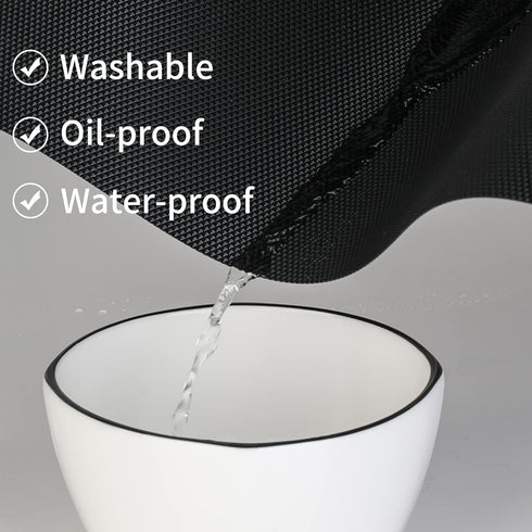 Kitchen Shelf Liner Drawer Liners, Non-Adhesive Waterproof Fridge Mats with Strong Durable Kitchen Cabinets Mat for