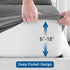 Sufdari Waterproof Mattress Protector, King Quilted Fitted Cover, Breathable & Noiseless Mattress Pad, Fits 8-18" Deep