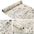 Vintage Newspaper Vinyl Contact Paper Wallpaper for Kitchen Bathroom Backsplash (17.7 x 117 Inches, Self Adhesive)