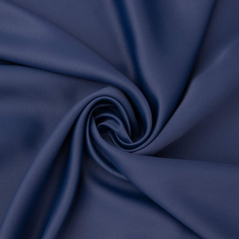 BGment Short Curtains 30 Inches Length, Rod Pocket Half Window Drapes for Kitchen, Navy Blue, 2 Panels