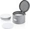 China Storage Container for Saucer, Bowls, Appetizer Plates - 7" W x 5.5" H with 12 Felt Dividers, Stackable