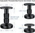 4PCs 26-80mm Adjustable Threaded Bed Frame Anti-Shake Tool, Headboard Stoppers, Black Bedside Anti Shake Tool for Beds