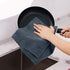 Homaxy 12 Pack Dish Towels for Kitchen - Super Soft Absorbent Coral Velvet Dish Cloths for Washing Dishes