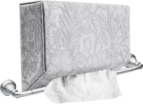 Dining,Kitchen,Bathroom(1-Carved Hennaja Hand Towels Box Cover,PU Leather Tissue Box Cover Holder Compatible