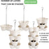 5 Hourleey Strawberry Planter, Tier Stackable Gaden Tower for Flowers, Vegetables, Grow Your Own Herb Garden Vertical