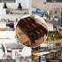 Swono 50x72 Inch Old Bookshelf Tablecloths Mysterious Library Bookshelf Kitchen Dinning Tabletop Decoration, Polyester