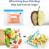 Sous Vide Bags 31Pcs, Reusable BPA Free Vacuum Sealer Bags (13 * 11 in) for Food Storage and Cooking