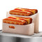 12Pcs Reusable Non-Stick Toaster Bags, 6.7"x7.5", Heat-Resistant, Easy to Clean, Compatible with Toaster, Oven,