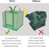 CDLXSH 32 Bushes(2-Pack 32Gallons) Gallons Reusable Garden Waste Bags, Yard Waste Bags, Lawn/Leaf Bags, Heavy Duty