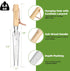 WORKPRO Hand Weeder Puller, 5-in-1 Stainless Steel Garden Trowel with Wooden Handle for Planting and Weeding Care