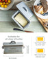 Countertop Zoeeker Butter Dish with Lid, Ceramic Butter Holder Container Large Butter Dish for Farmhouse Mother's Day