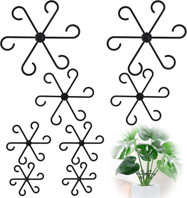 GLCSC 8pcs Plant Stem Support, Plant Support for Indoor Plants, Plastic Reusable Plant