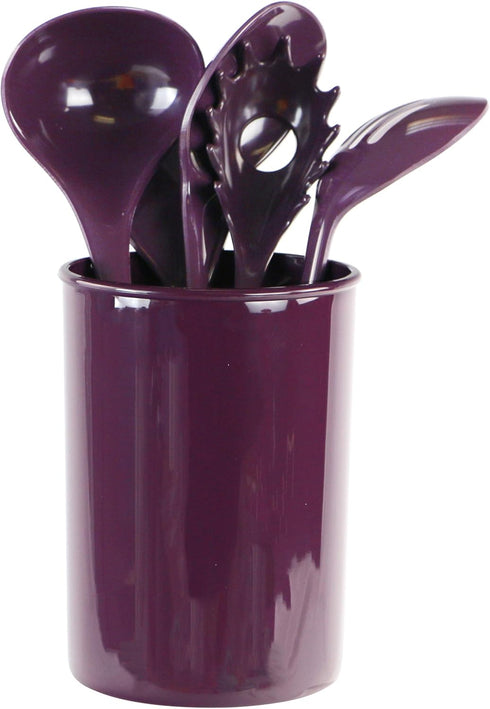 Reston Lloyd 6 Piece Kitchen Utensil Holder for kitchen counter, Utensils crock