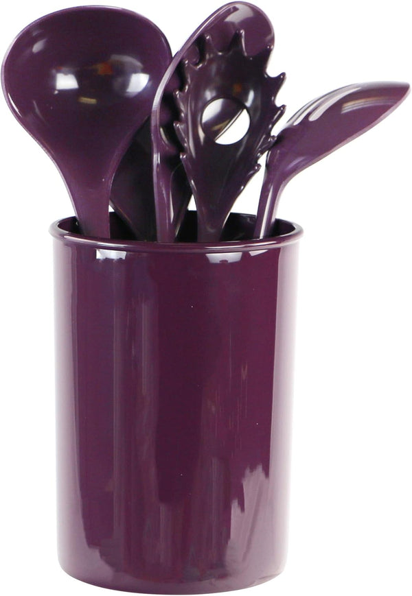 Reston Lloyd 6 Piece Kitchen Utensil Holder for kitchen counter, Utensils crock