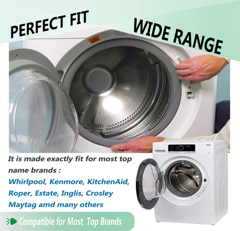 3406107 Dryer Door Switch Replacement - Fits Whirlpool, KM & Maytag Dryers, Replaces Part # 3405100, 3406101
