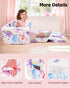 2-in-1 1-3 Kids Couch, Kids Fold Out Couch, Convertible Sofa to Lounger for Girls and Boys, Soft Toddler Chairs Comfy