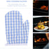 2Pcs Kids Oven Mitts for Children Play Kitchen, Anti- Scald Gloves Microwave Oven Gloves Kitchen Mitts for Kids Toddler