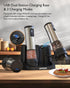Set, 2-Speed Setting, 5 Electric Salt and Pepper Grinder Upgraded External Adjustable Coarseness, Battery Display