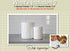 Large 7.3"+5.4" Engraved Ceramic Utensil Holder - Kitchen Counter Utensils Organizer, Set of 2, White Crock for Cooking