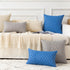 20x20, Set 2, Kevin Textile Grey and Beige Farmhouse Striped Patchwork Linen Decorative Throw Pillows Covers of Modern