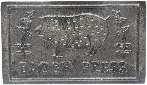 Outset 6.75 Inches, Bacon Press, Metallic