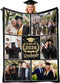 Personalized Graduation Blanket with Pictures, 2026 Graduation Gifts for Women & Men,Custom