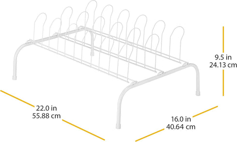 Rack-9 Whitmor Floor Shoe Pair