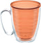 Tervis Clear & Colorful Double Walled Insulated Tumbler, 16oz Mug, Citrus Sunrise, Made in USA