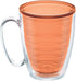 Tervis Clear & Colorful Double Walled Insulated Tumbler, 16oz Mug, Citrus Sunrise, Made in USA
