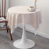 36 36 Inch Linen Small Square Tablecloth x Beige Washable Wrinkle Resistant Table Cover with Tassels Farmhouse