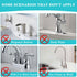 Diatomite Kitchen Faucet Mat, Quick Drying Splash Guard for Sink, Grey Water Absorbing Stone Tray for Countertop