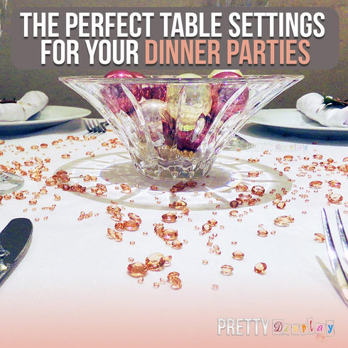 Luxury Rose Gold Party Decorations, Sparkling Confetti, Table Decor & Vase Filler for Elegant Wedding Centerpieces