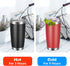 VEGOND 20oz Tumbler with Lid and Straw, Stainless Steel Vacuum Insulated Travel Coffee Mug, Black
