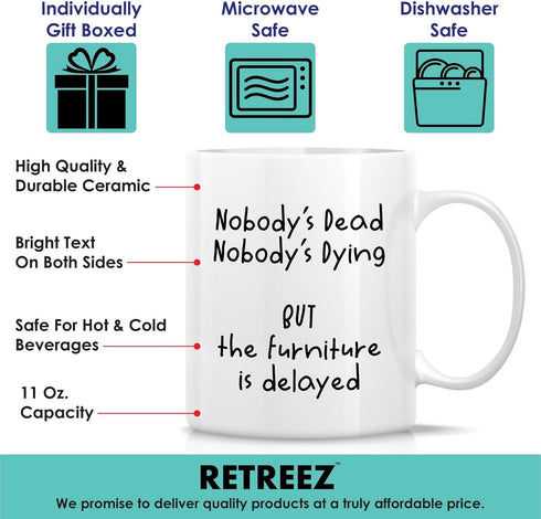 Retreez Funny Interior Designer Mug - 11 Oz Ceramic Coffee or Tea Cup, Humorous Gift for Interior Design Enthusiasts