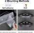 2 Pack DUFU Adhesive Corner Shower Caddy with Hooks,Bathroom Shower Organizer, No Drilling Rust Proof Aluminum Shower