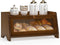 JANSNIMEN Vintage Bread Box for Kitchen Countertop, Large Bread Container Storage, Wooden