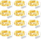 Minetom 12 Pack Fairy Lights Battery Operated String Lights - 7ft 20