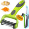 GANNK Potato Apple Vegetable Peelers for Kitchen, I and Y Peelers for