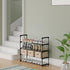 4-Tier 20 Calmootey Shoe Rack, Tall Large Capacity Pairs Shoes Storage Organizer, Stackable Wide Shoe Shelf