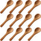 Boao 50 Pcs Small Wooden Spoons, 3.5'' L, Mini Natural Tiny Spoons for Jars, Sugar, Creamer, Honey, Kitchen Supplies