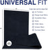Cut To Fit Air Filter - Carbon Pad Pre Filter for Air Purifiers, Furnace Filters, 1/6" thick, 16" x 48" - 2 Pack