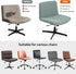Armless/Office/Desk/Mid Fuloon Criss Cross Chair Cover, Waterproof, Stretchable, Solid Jacquard, Suited for Back Wide