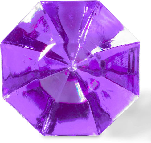Super Z Outlet Acrylic Colorful Round Decorations - Table Scatter, Vase Fillers, Arts & Crafts, 36 Pieces (Purple)