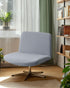 Armless YISUN Waterproof Criss Cross Chair Cover, Stretch Chair Slipcover Washable Removable Office Desk Chair Covers