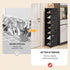 8-Tier Closet, Tall Corner Shoe Rack for Entryway Corner Narrow Shoe Shelf Space Saving Corner Shoe Storage Organizer