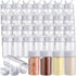 Mimorou 40 Pack Plastic Spice Jar with Shaker Lids Seasoning Containers 3.5
